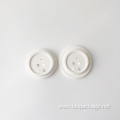 90mm White/Natural Flip Lid Disposable Hot Drink Lid